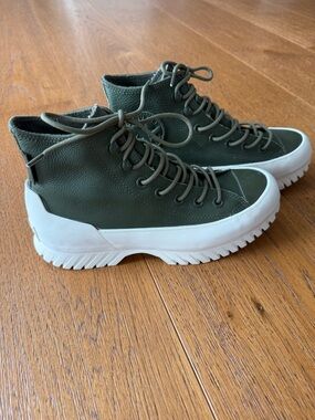 Converse All Star Hi Lugged Leather Sneakers